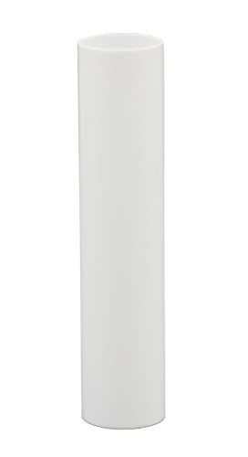Creative Hobbies 4 Inch White Plastic Candle Covers Set of 6