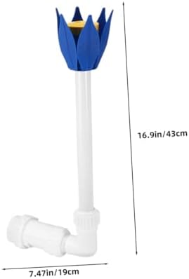 Lotus Shaped Pool Water Fountain Nozzle Replacement PVC Spray