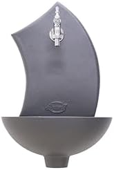 Pinta Garden Fountain Anthracite Cast Iron with Tap
