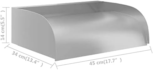 vidaXL Waterfall for Pond or Pool - Stainless Steel 304