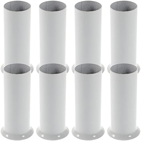 Uonlytech 6pcs Chandelier Cuff Set Metal White