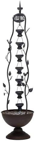 Alpine Corporation MAZ256 7 Cup Tiered Bronze Water Fountain