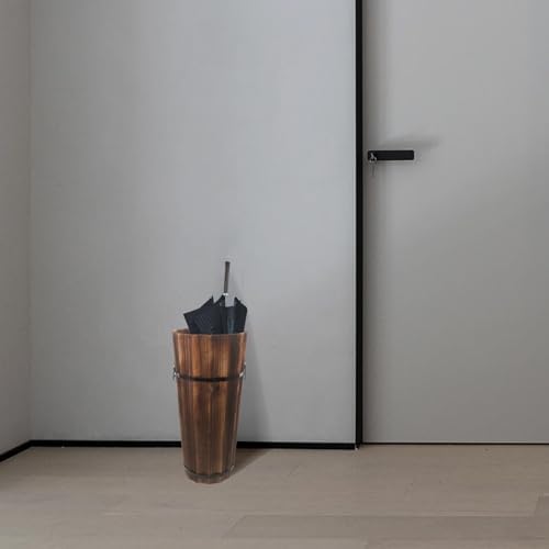 ABOOFAN Wooden Umbrella Stand Entryway Rustic Holder