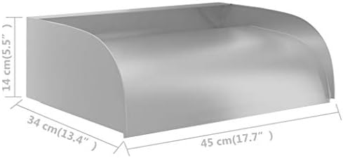 Stylish Stainless Steel Waterfall for Outdoor Spaces