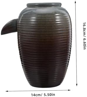 Ceramic Jar Water Fountain Spitter for Garden