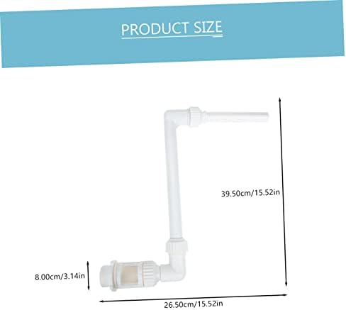 GALPADA Adjustable Plastic Pool Fountain with Rack