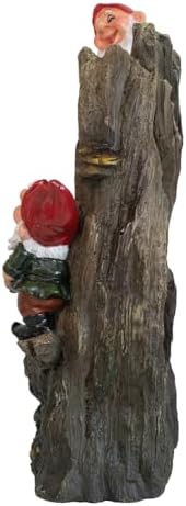 Charming Decorative Woodland Gnome Water Fountain with LED Light
