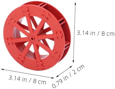 Kisangel 8Pcs Plastic Water Wheel Fountain Accessory
