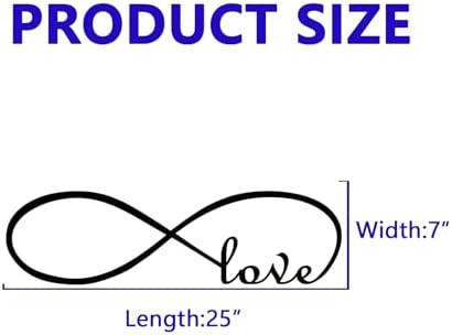 Love Infinity Wall Stickers 25 x 7