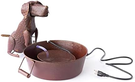 Park Hill Collection Best Friend Dog Fountain with Pump