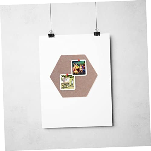 Hexagon Felt Bulletin Board Set 10 Piece Wall Mounted