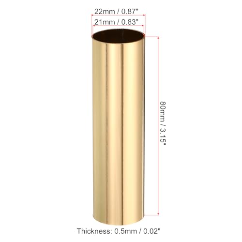 MECCANIXITY E12 Candle Socket Covers Gold Tone 12 Pcs