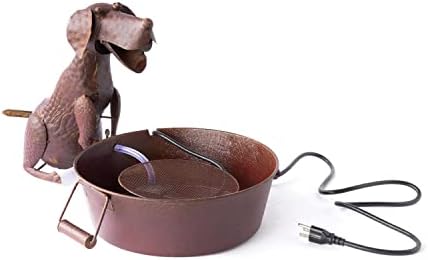 Park Hill Collection Best Friend Dog Fountain with Pump