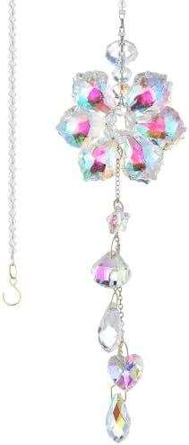 Crystal Flower Sun Catcher for Window Decoration