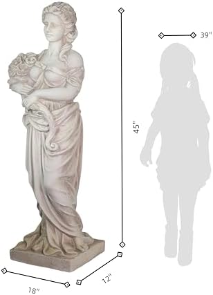 Large Spring Goddess Outdoor Garden Statue 45 Inches High