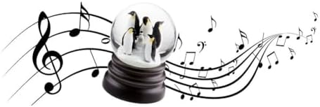 What On Earth Musical Snow Globe Adorable Penguins