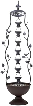 Alpine Corporation MAZ256 7 Cup Tiered Bronze Water Fountain