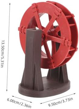Mini Water Wheel Fountain Decor for Home Tabletop Pond