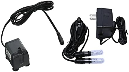 Custom Pro Jebao PP377LV Fountain Pump Bundle with Light 105 GPH 12V