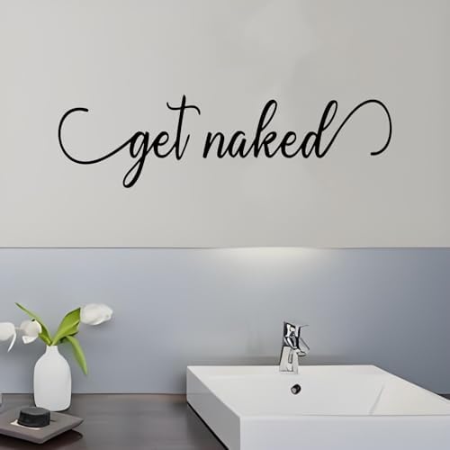 SEATUNE Get Naked Wall Decals 25x7