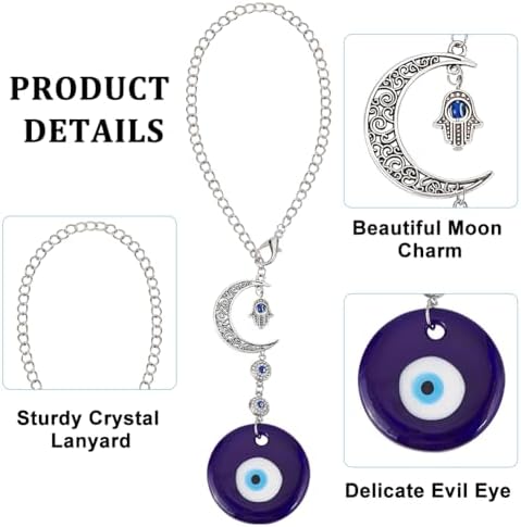 Blue Evil Eye Car Hanging Pendant Suncatcher Decor