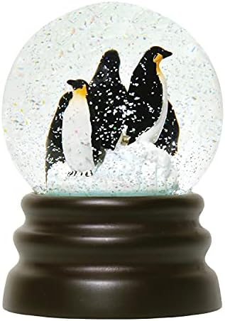 What On Earth Musical Snow Globe Adorable Penguins