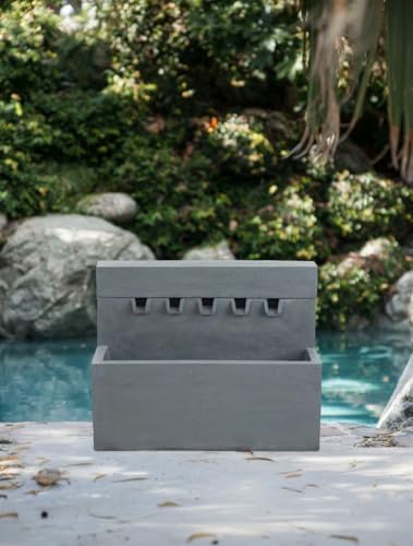 Modern Gray Decorative Freestanding Fountain