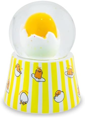 Sanrio Gudetama Mini Light-Up Snow Globe 3 Inches Tall