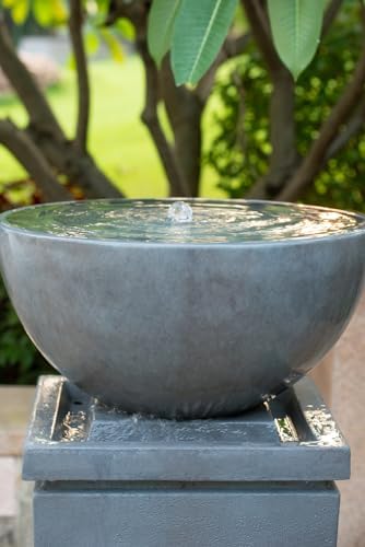 Enhance Outdoor Charm with 445 Inch Polyresin Water Fountain