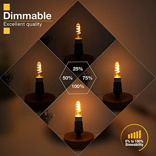 Genixgreen Candelabra Style LED Filament Bulb
