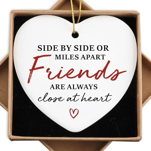 Unique Friendship Heart Ornament for Best Friends