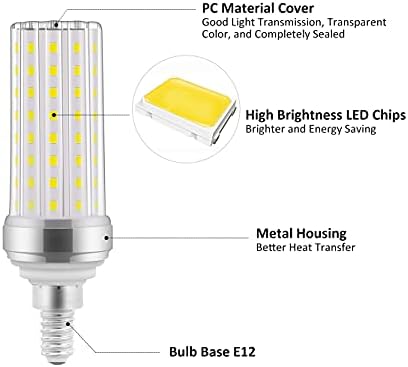 Stvono E12 LED Bulb 20W 150W Equivalent 4 Pack