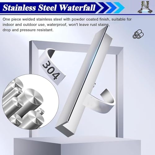 RemySAOS Waterfall Spillway for Ponds and Fountains