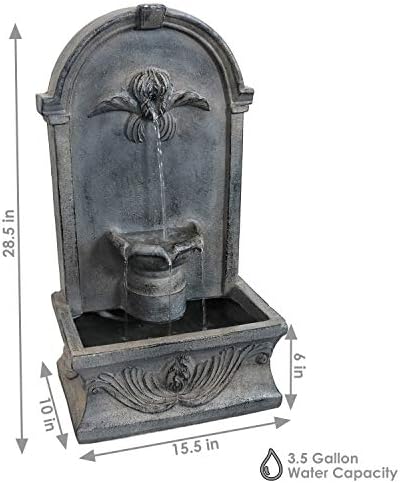 Sunnydaze 28-Inch Freestanding Water Fountain