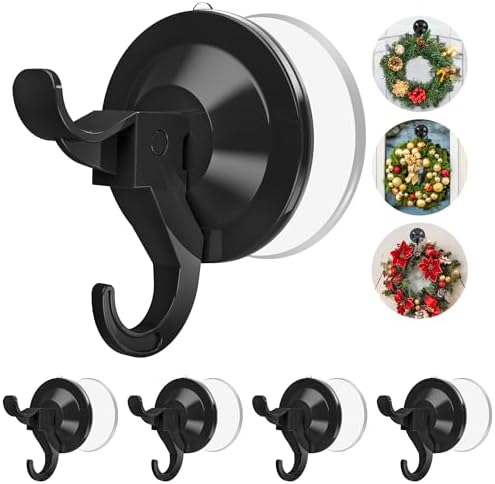 AENTGIU Wreath Door Hanger 5 Pack Heavy Duty