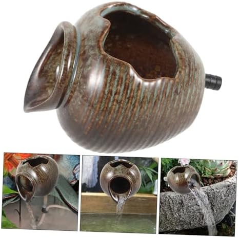 BESPORTBLE Ceramic Fountain with Built-In Filtration