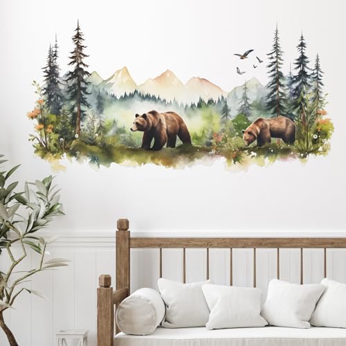 Eutecado Animals Wall Stickers for Bedroom and Nursery