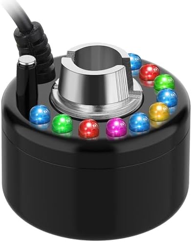 Yaomiao Halloween Mist Maker Fogger with LED Lights