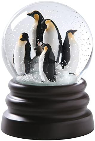 What On Earth Musical Snow Globe Adorable Penguins