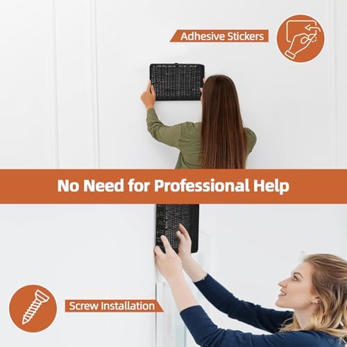 QQKISSSKY Doorbell Chime Cover Box Black