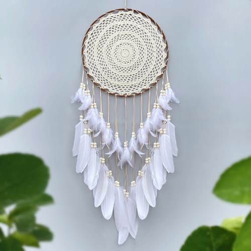 Malicosmile 118 Inch Large White Dream Catcher Wall Decor