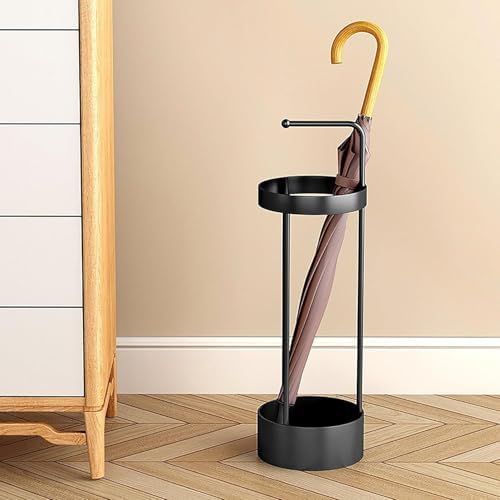 Golden Rust Proof Umbrella Holder Black