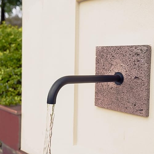 Solid Brass Fishhook Water Spout for Fountains and Ponds