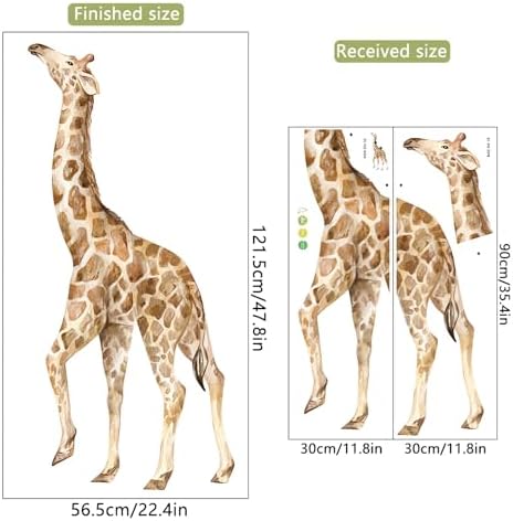 Spotted Giraffe Wall Sticker for Kids Room Decor