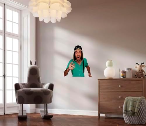 Vinyl Wall Decal of Danny Go Portrait - 19x20 Inches Removable Art
