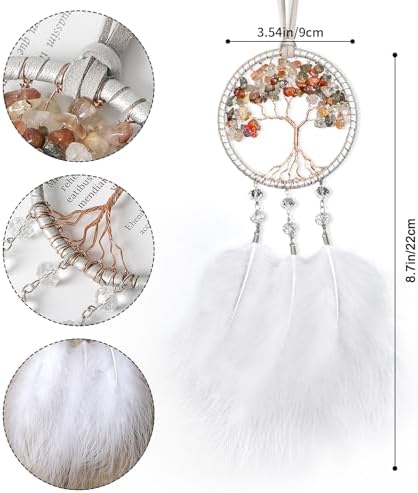 Alynsehom Dream Catcher Car Rear View Mirror Pendant