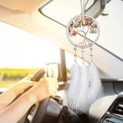 Alynsehom Dream Catcher Car Rear View Mirror Pendant