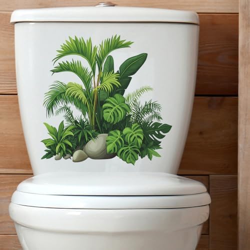 WADAKUCI 2 Sets Tropical Palm Leaf Wall Decals