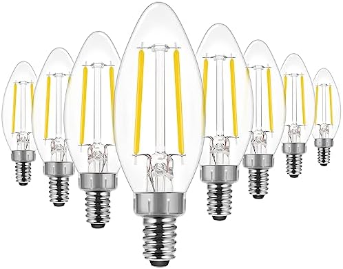Energetic Dimmable E12 LED Candelabra Light Bulb Pack of 8