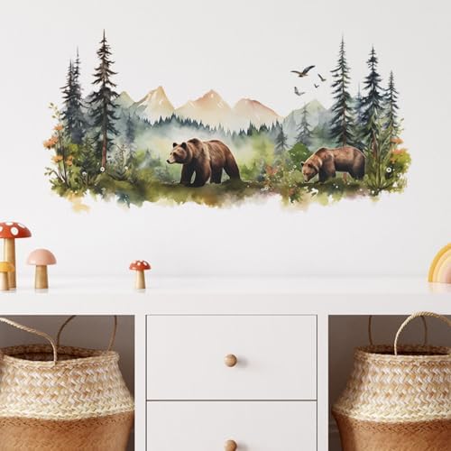 Eutecado Animals Wall Stickers for Bedroom and Nursery